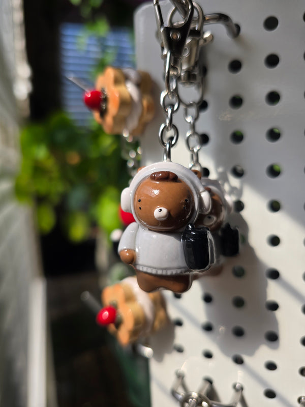 Gym bear Keychain