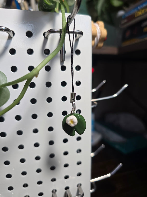 Lilypad phone charm